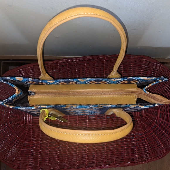 Wrangler Navajo Saddle Blanket Tote Bag ๐ - Picture 5 of 16